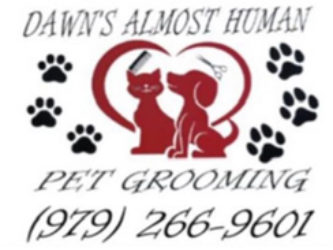 Dawn’s Almost Human Pet Grooming logo